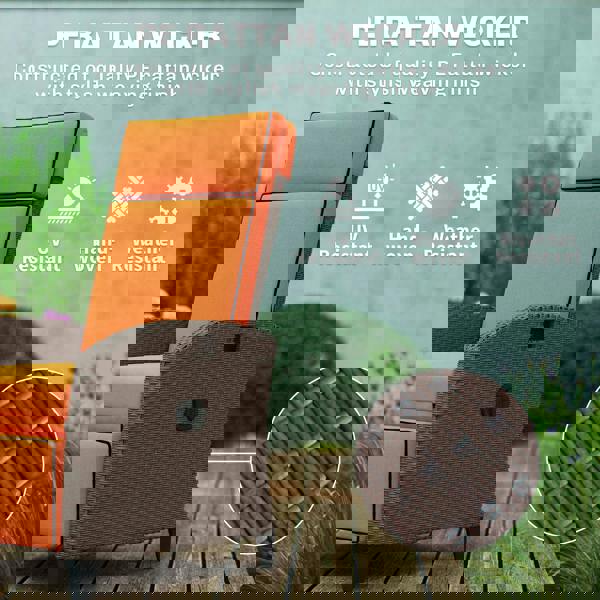 Rattan Recliner Chair