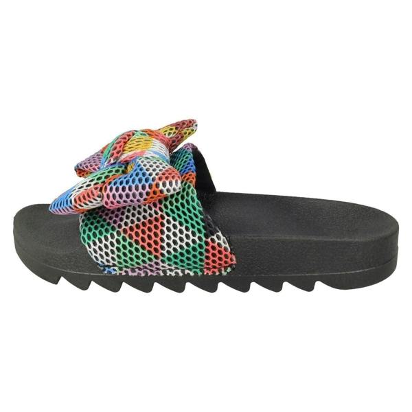 Spot On Ladies Spot On Multi Twist Bow Sliders