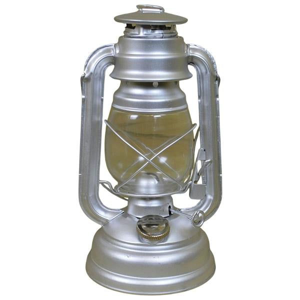 Samuel Alexander 10" Paraffin Hurricane Camping Lantern Light - Silver