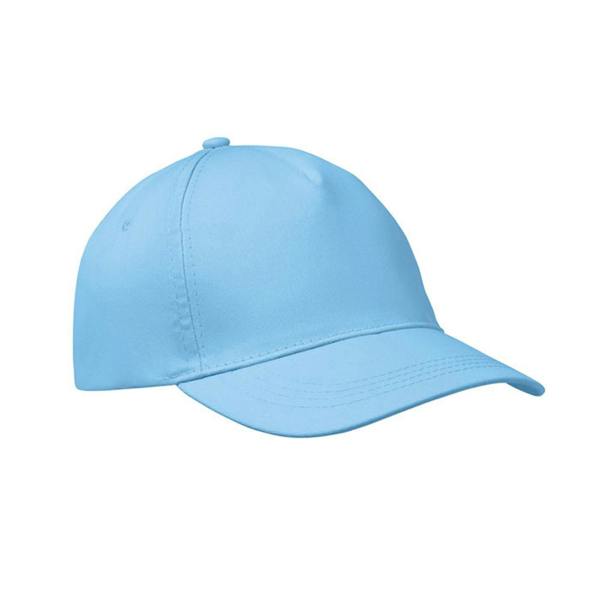 MidOcean Buzz 5 Panel Baseball Cap - Baby Blue - 