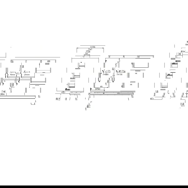 Furniture To Go Ikast Sideboard 2 Doors + 3 Drawers in Jackson Hickory and White