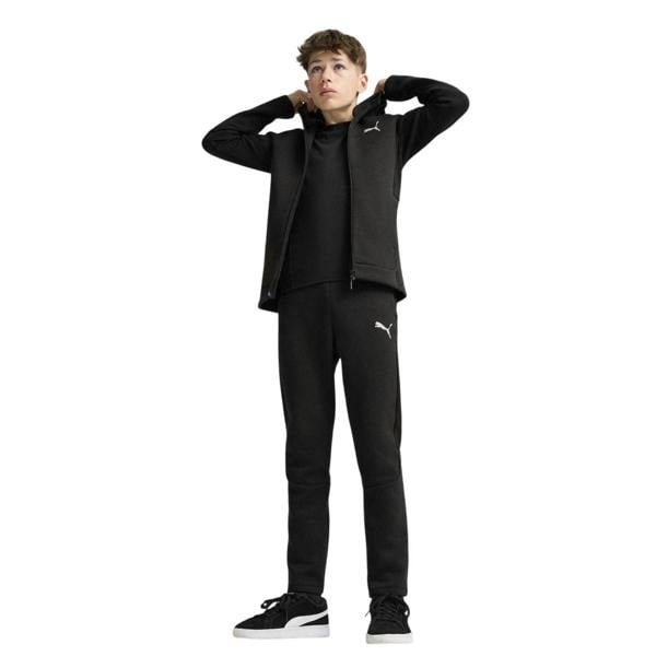Puma Childrens/Kids Evostripe Full Zip Hoodie - Puma Black - 
