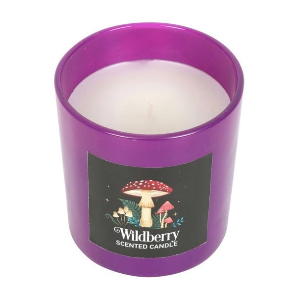 Something Different Wildberry Scented Candle - White/Purple