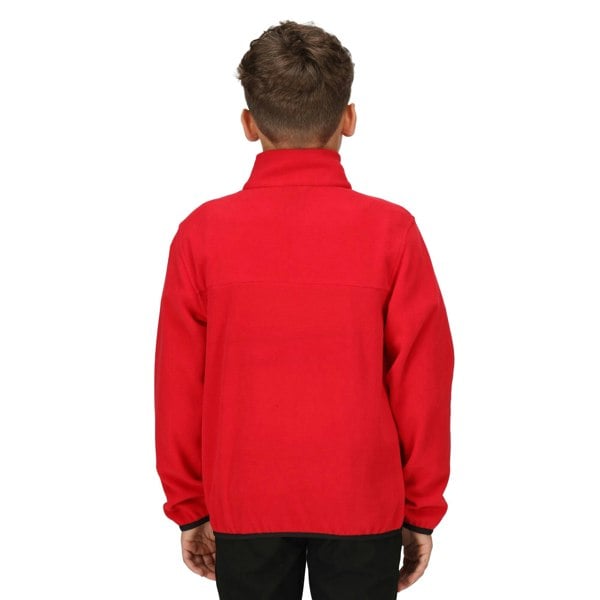 Regatta Childrens/Kids Microfleece Half Zip Fleece - Classic Red