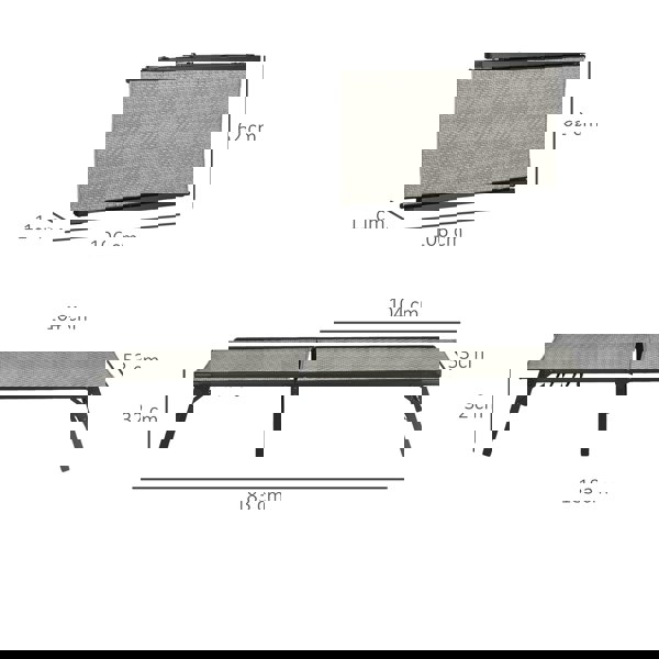 Single Rattan Lounger (Simple)