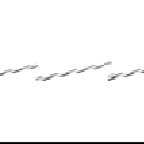 Polished chrome towel rail