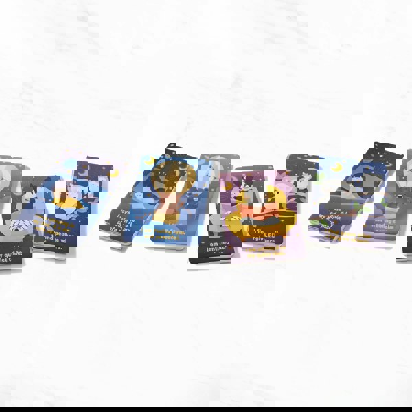 Myga Night Time Affirmation Cards - 50 Beautifully Illustrated Cards