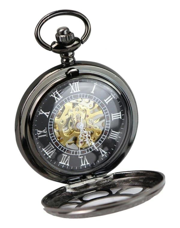 TruClothing Pocket Watch Mechanical Peaky Blinders Hunter Automatic
