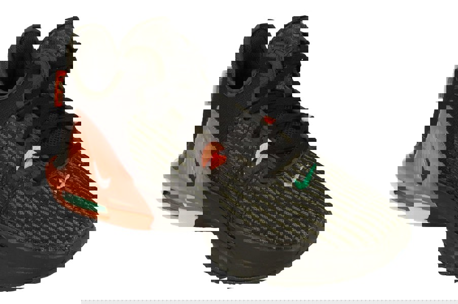 Nike Lebron Witness VI Mens Basketball Trainers Cz4052  001 - Black Metallic Silver Sequoia 001 - Photo 3