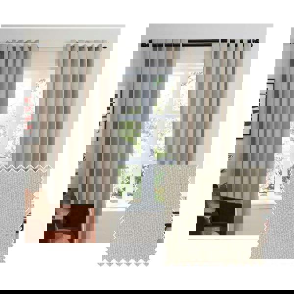 Furn Chenille Blackout Curtains - Natural