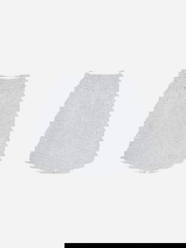 The Couture Club Kids Raw Seam Shorts in Grey