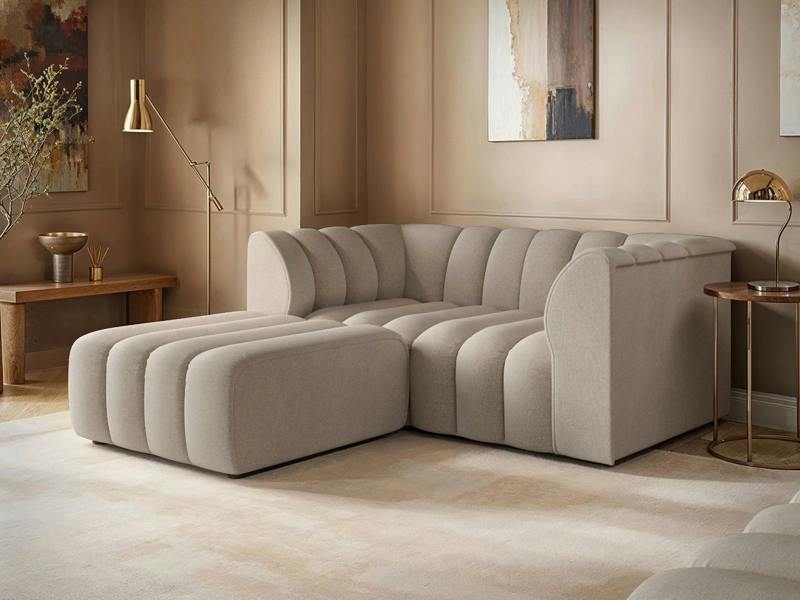 Halle 2 Seater with Footstool