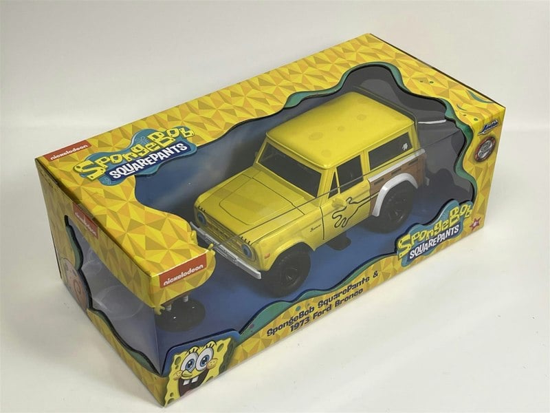 Jada Spongebob Squarepants Figure 1973 Ford Bronco 1:24 Scale Jada 35467