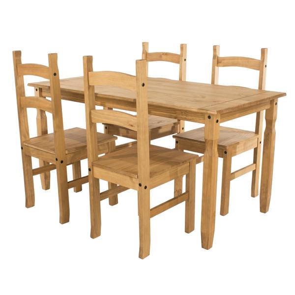 Core Products Corona 5-Piece Rustic Spacious Dining Set