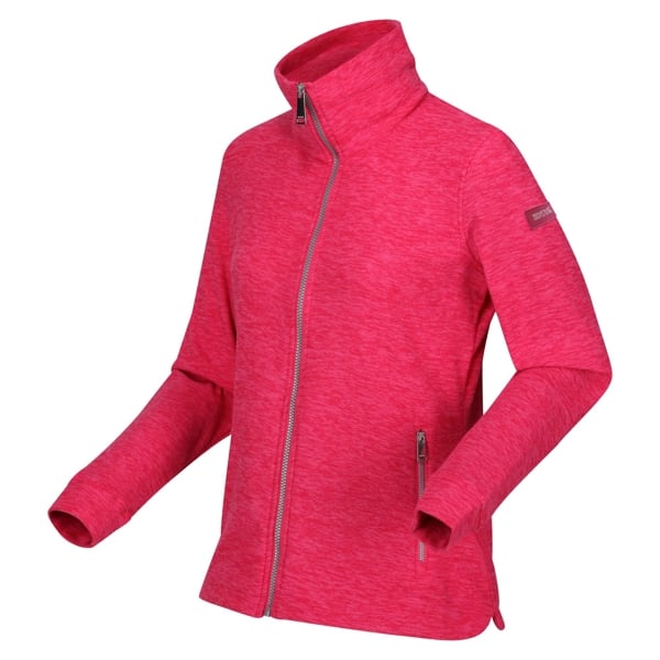 Regatta Women's Azaelia Marl Full Zip Fleece Jacket - Hot Pink