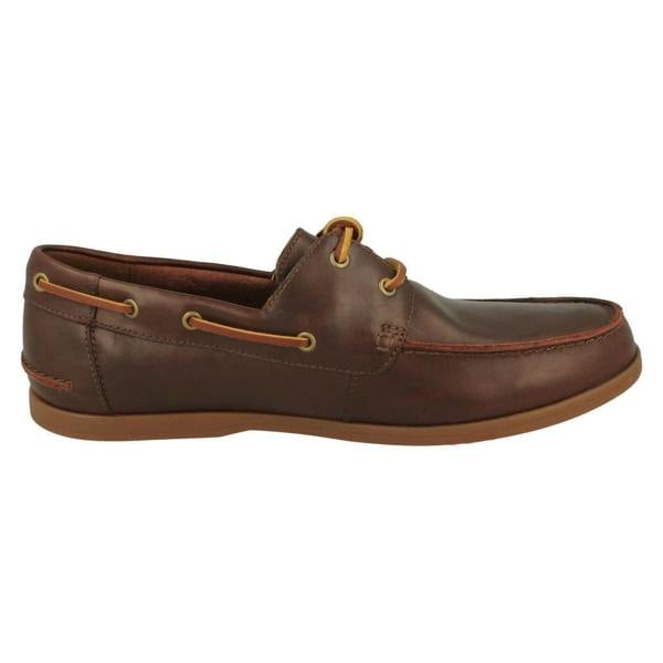 Clarks Mens Clarks Lace Up Deck Shoes Pickwell Sail