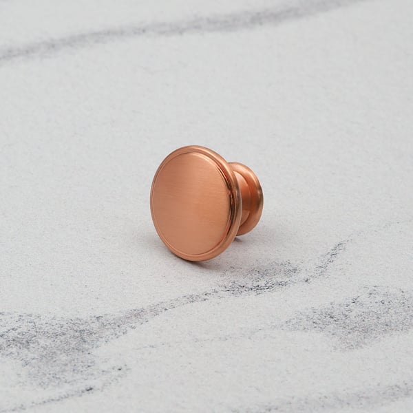 Handle & Home Satin Copper Cup Handle & Matching Knobs