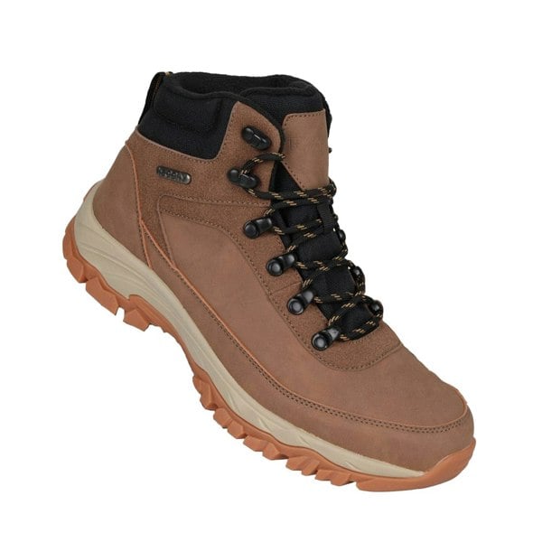 Mountain Warehouse Mens Ravine Leather Waterproof Casual Boots - Tan