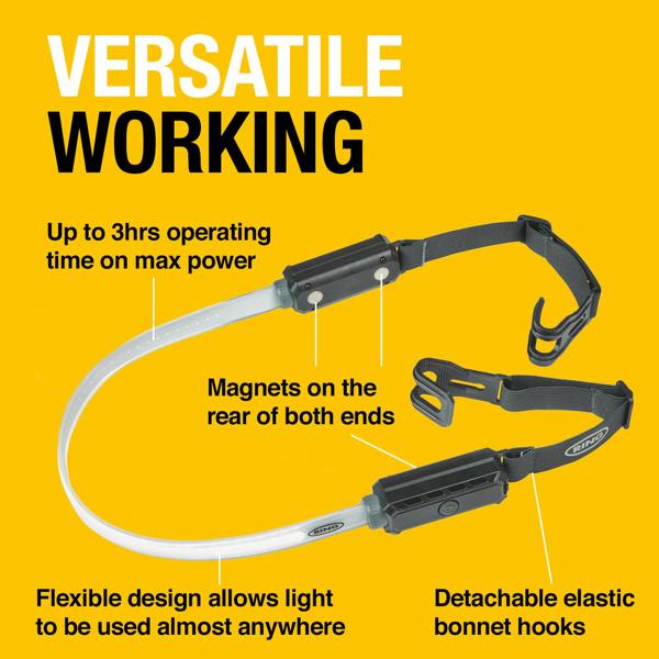 Ring Automotive Ring MAGflex 1000 Lumen LED Work Light Inspection Lamp Rechargeable Super Flex