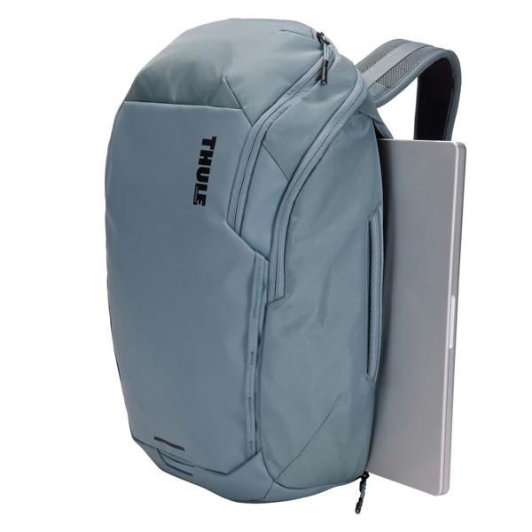 Thule Chasm Laptop Backpack 26L Pond Grey, Durable Water Resistant Travel Bag