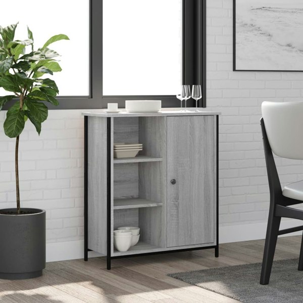 Berkfield Sideboard Grey Sonoma 70x30x80 cm Engineered Wood