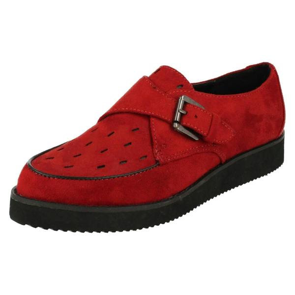 Spot On Ladies Spot On Flat Shoes