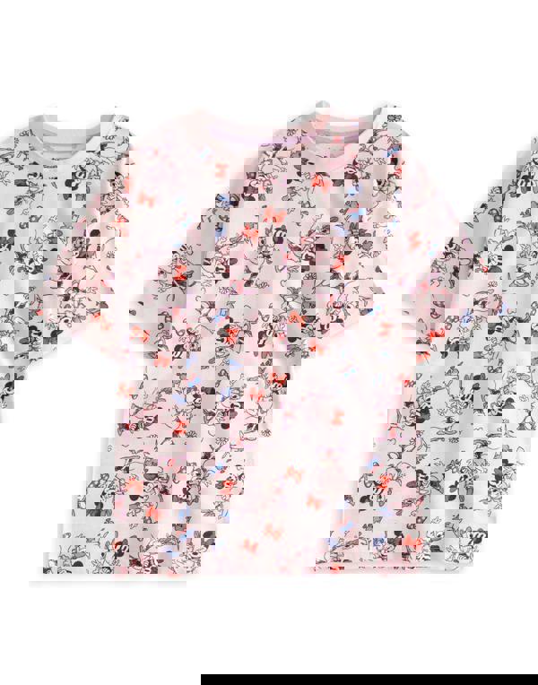 Disney Minnie Girls Multicoloured Multi Character Multi-Pack of 2 Short Sleeve Short Leg Pyjama Set