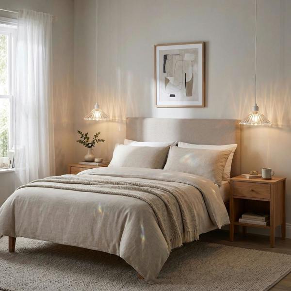 Modern Vertical Fluted Thick Clear Glass Pendant Ceiling Light Shade Image 6