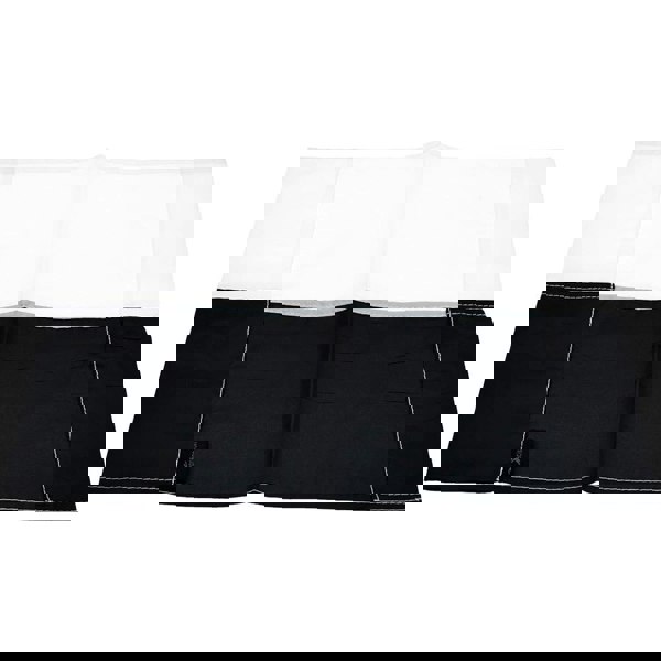 Single All Weather Football Corner Flag - BLACK & WHITE - Outdoor Polyester
