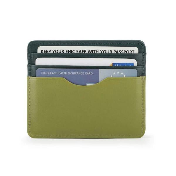 Leather Lined Cardholder Rio 785 – Green