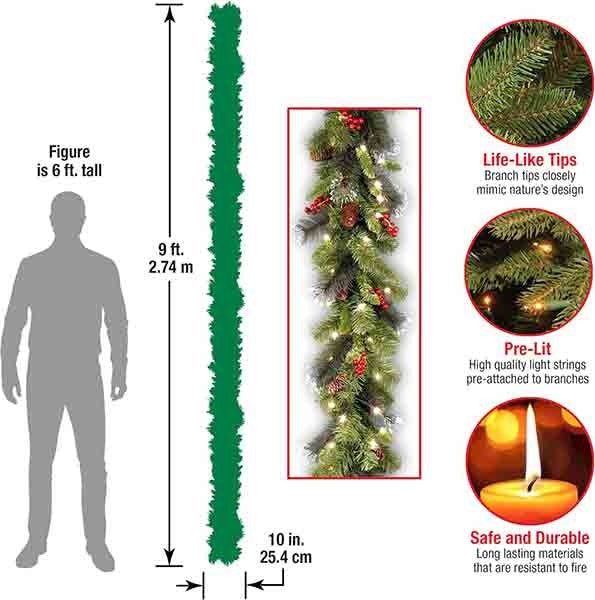 Leaper Christmas Pine Cone Vine Wreath