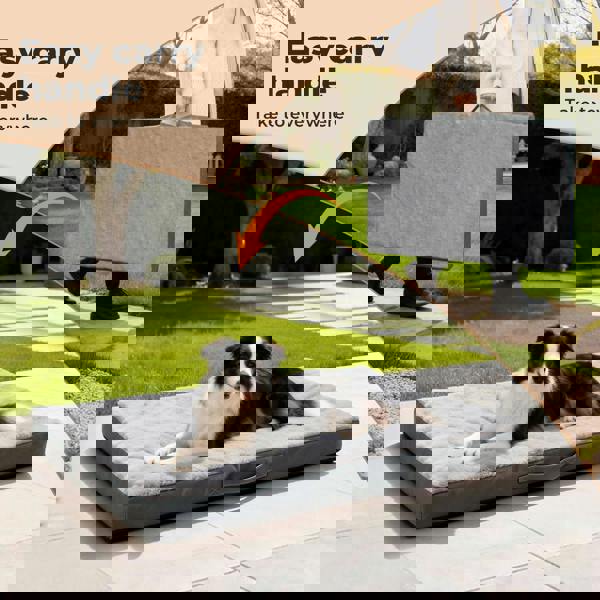 SKYLOS Washable Dog Bed Waterproof Plush Non-Slip Pet Mattress Small Large Dogs