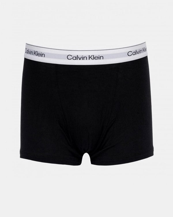 Calvin Klein 3 Pack Mens Relaxed Dart Trunk - Grey Heather/White/Black