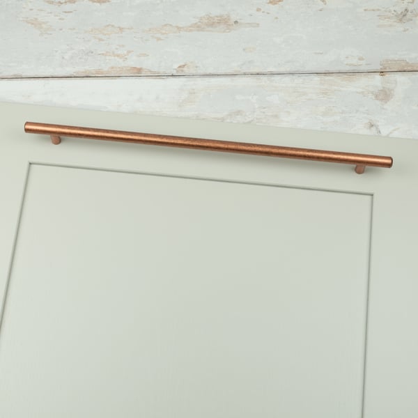 Handle & Home Antique Copper Bar Handle