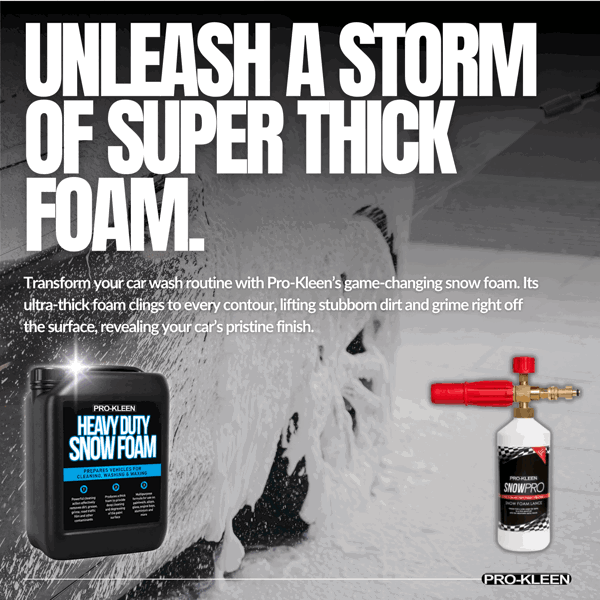 ProKleen Pro-Kleen Heavy Duty Snow Foam Shampoo Super Thick Foam for Large Vehicles and Cars (10 Litres)