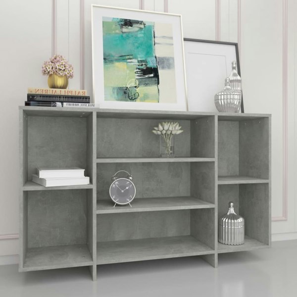 Berkfield Sideboard Concrete Grey 120x30x75 cm Engineered Wood