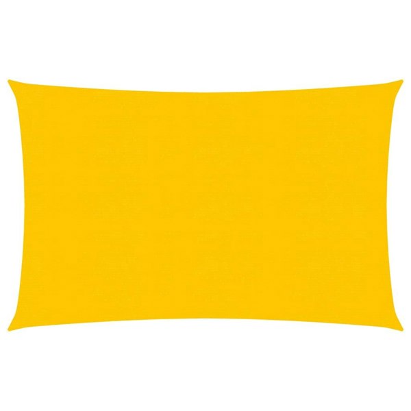 Berkfield Sunshade Sail 160 g/m�__ Yellow 3x4.5 m HDPE