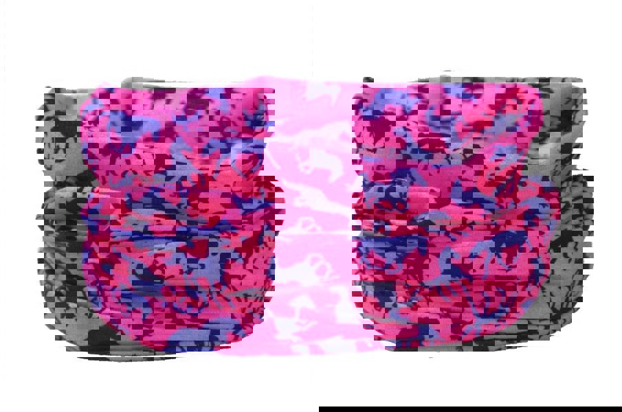 Pink & Blue Horse Design Multifunctional Scarf RUFFNEK® Pink/Blue. RUFFNEK Pink & Blue Horses Neck Tube – a stylish and practical accessory for horse lovers. #EquestrianGear #HorseAccessories #NeckTube #RidingSnood