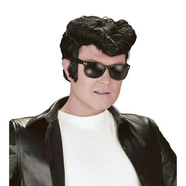 Bristol Novelty Mens Greaser Wig - Black