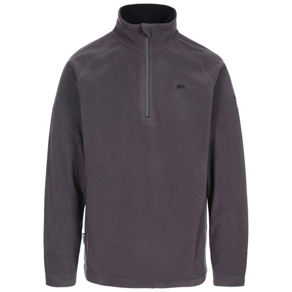 Trespass Mens Blackford Microfleece - Dark Grey - 