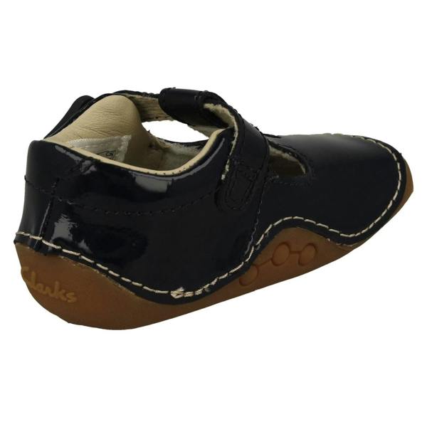 Clarks Girls Clarks Casual Pre Walker Shoes with Heart Detail Tiny Beat T