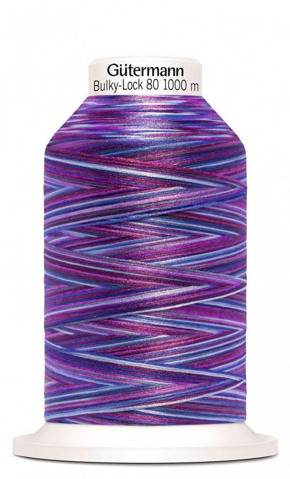 Gutermann Multicolour Bulky Lock 80 Overlocker Thread 1000m Thread Suitable For Dressmaking