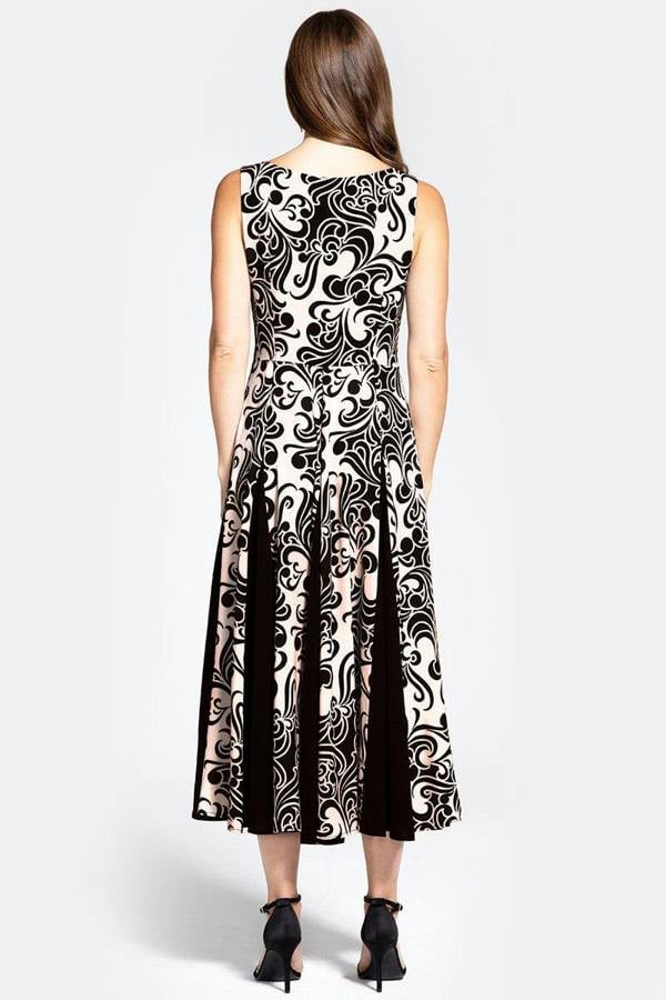 HotSquash Contrast Panel Midi Dress