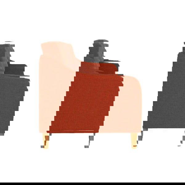 Dorel Home Jasper coil 3-seater Sofa Bed in orange fabric