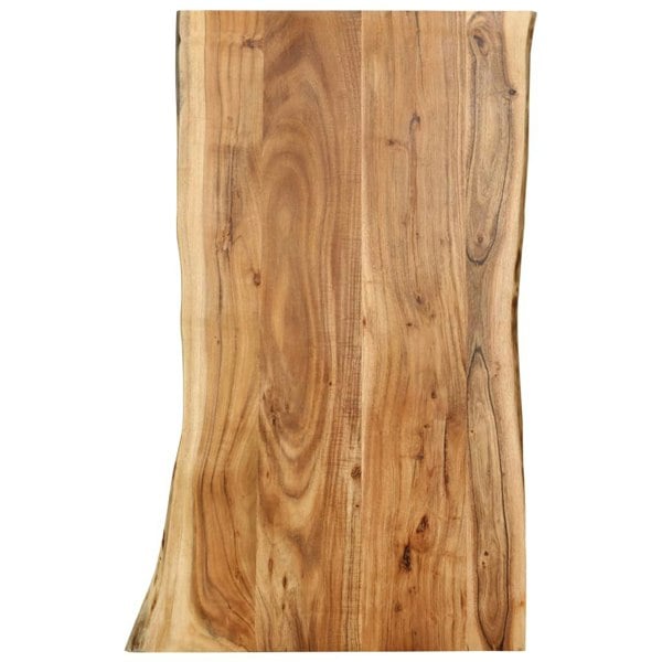 Berkfield Table Top Solid Acacia Wood 100x(50-60)x2.5 cm