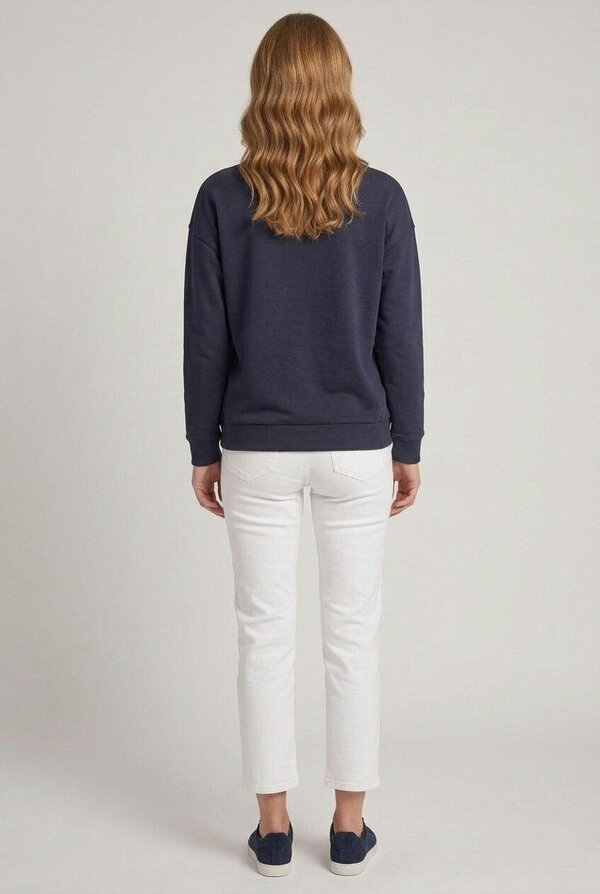 Izabel London Paris Embellished Relaxed Sweatshirt