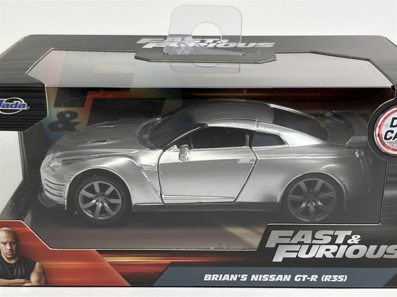 Jada Fast and Furious Brians Nissan GT-R R35 Silver 1:32 Scale Jada 97383