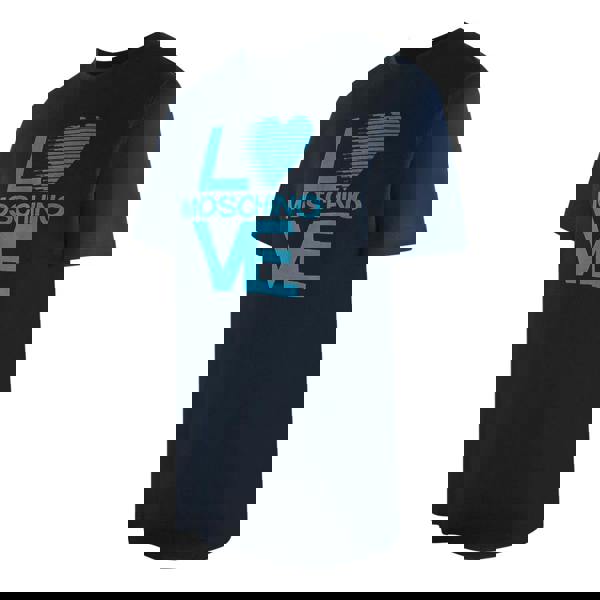 Moschino Love Moschino Logo Navy Blue T-Shirt