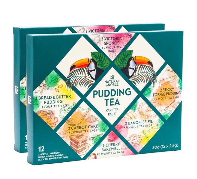 Natural & Noble Pudding Tea Variety Double Pack