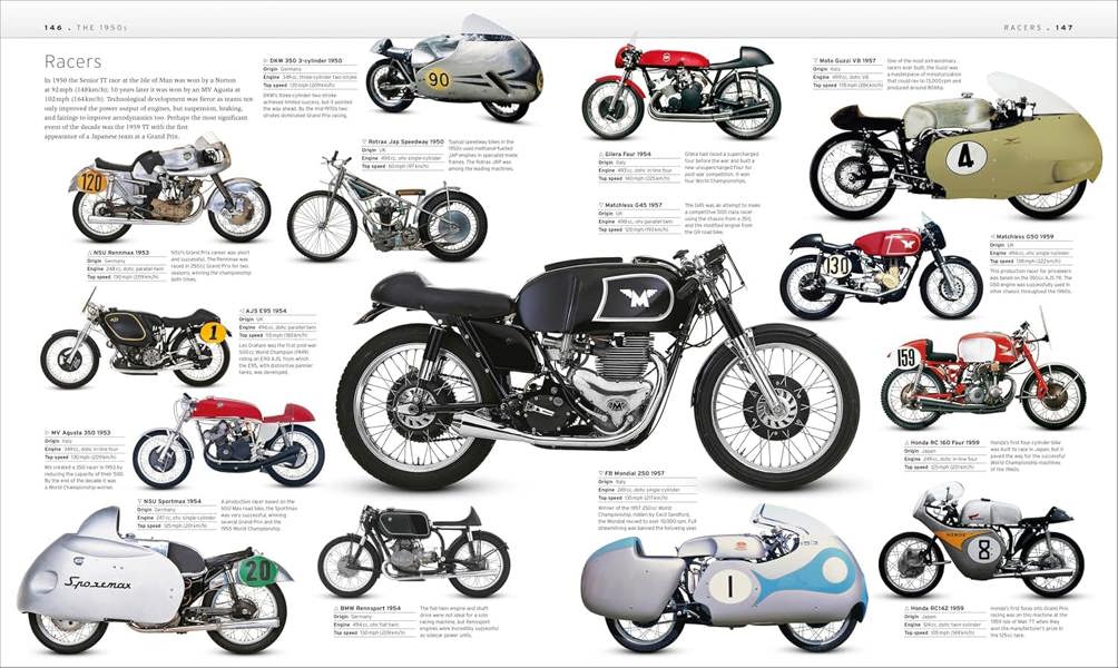 The Motorbike Book: The Definitive Visual History (DK Definitive Transport Guides) - Paperback